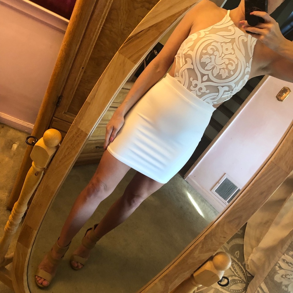 White Bebe Dress